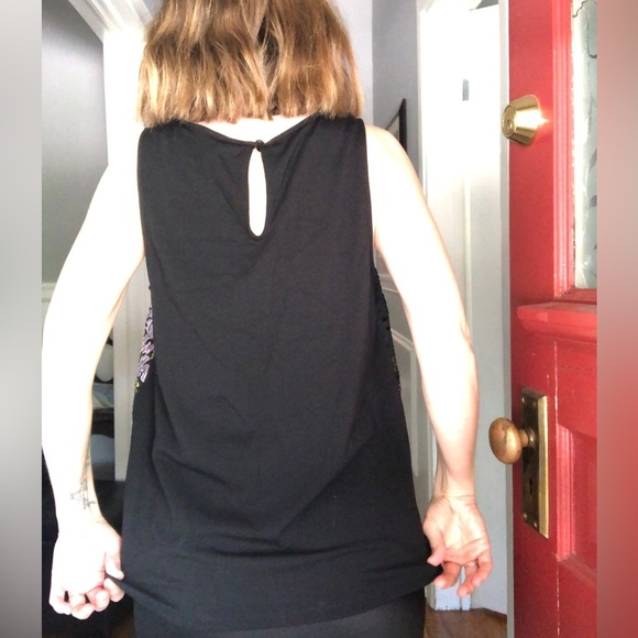 Anthropologie Meadow Rue Floral eyelet tank- Medium - Picture 6 of 14